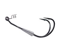 Berkley Fusion19 Weighted Frog Hook Fishing Hooks, Smoke Satin