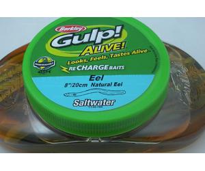 Berkley GAOE8-NEL Gulp Alive 8" Eel Natural Eel