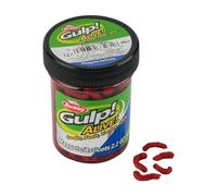Berkley Gulp! Alive! Maggot Fishing Bait, Red Wiggler, Extreme Scent Dispersion, Great Replacement for Live Maggots, Ideal for Panfish, Trout, and More
