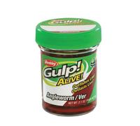 Berkley Gulp Alive Mini-Earthworms - Red Wiggler - Twin Pack