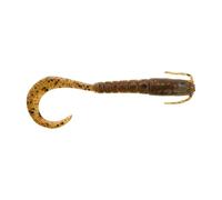 Berkley Gulp!® Saltwater Jigging Shrimp; Soft Plastic Fishing Lure for Saltwater Predators; Curly Tail Action, Jigging & Bottom Fishing; Infused with Gulp! Scent;, 12.5cm, BBQ Chicken