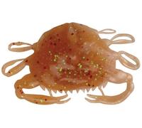 Berkley Gulp!® Saltwater Peeler Crab; Soft Bait Fishing Lure for Saltwater Predators; Realistic Crab Imitation with Scent Dispersion for Redfish, Flounder & Sheepshead, 5cm, Amber Glow