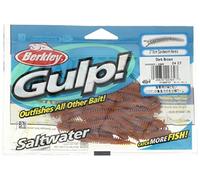 Berkley Gulp Saltwater Sandworm -Dark Brown- 10Pk - Gssw6-Dbr 6 Inch