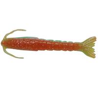 Berkley Gulp! Saltwater Shrimp Soft Bait, Lifelike Scent-Infused Design for Saltwater Fishing for Redfish, Trout & Flounder, Durable & Versatile for Multiple Techniques, 6 Pack, 3”, Nuclear Chicken