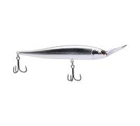Berkley Krej Fishing Lure, Chrome, 100, 3.9 in., Designed for Forward-Facing Sonar, Equipped with Sharp Fusion19 Hook