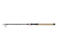 Berkley Lightning HT II Telescopic Spinning Rod - Lightweight 24HDC Carbon, Stainless Steel Minima Guides, Full Cork Handle, Ideal for Freshwater and Saltwater Fishing Anglers, 2.74m