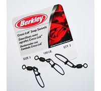 Berkley McMahon Cross-Lok Snaps/Swivels Size3-100lb