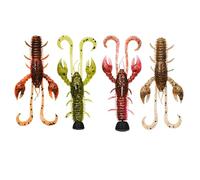 Berkley Ned Fishing Pack - Includes Everything You Need for Fishing Ned Style for Perch, Pike, or Zander, Tungsten Weights and Pulse Realistic Craws Combine to Help You Catch More Fish