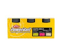 Berkley PowerBait ChromaGlow Crappie Nibble Asst 50g, Fishing Hook, Dough, Spinfishing, Trout, Unisex, Assorted