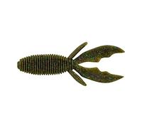 Berkley PowerBait MaxScent Fishing Soft Bait,Green Pumpkin Party, 4"