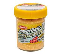 Berkley PowerBait Natural Glitter Trout Fishing Dough Bait, Salmon Peach, 0, Jar