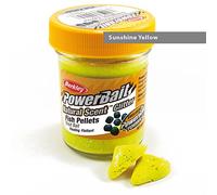 Berkley Powerbait Natural Scent Glitter Troutbait Fish Pellet Sunshine Yellow