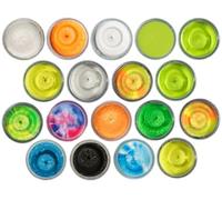 Berkley Powerbait Natural Scent Glitter Troutbait Liver Green & Yellow