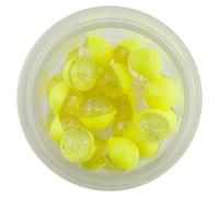Berkley PowerBait Power Clear Eggs Floating Fishing Bait, Clear Silver-Fl. Yellow, Irresistible Scent & Flavor, Natural Presentation, Ideal for Trout, Steelhead, Salmon and More