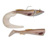 Berkley PowerBait Power Herring - Large Saltwater Soft Bait Fishing Lure for Big Cod, Halibut, Coalfish & Ling - Paddle Tail & Curl Tail Supplied