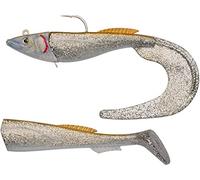 Berkley PowerBait Power Herring - Large Saltwater Soft Bait Fishing Lure for Big Cod, Halibut, Coalfish & Ling - Paddle Tail & Curl Tail Supplied