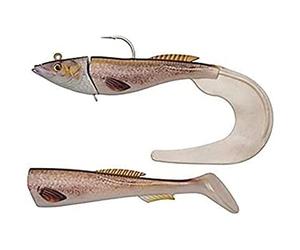 Berkley PowerBait Power Herring - Large Saltwater Soft Bait Fishing Lure for Big Cod, Halibut, Coalfish & Ling - Paddle Tail & Curl Tail Supplied