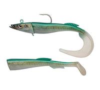 Berkley PowerBait Power Sandeel, Fishing Hook, Soft Lures, Paddle Tail & Curl Tail Supplied Sea Fishing, Cod, Unisex, Real Sandeel, 40g | 150mm