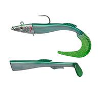 Berkley PowerBait Power Sandeel - Saltwater Soft Bait Fishing Lure for Bass, Pollack, Cod, Ling and Wrasse - Paddle Tail & Curl Tail Supplied