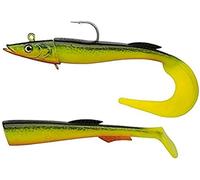 Berkley PowerBait Power Sandeel - Saltwater Soft Bait Fishing Lure for Bass, Pollack, Cod, Ling and Wrasse - Paddle Tail & Curl Tail Supplied