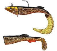 Berkley PowerBait Power Sandeel - Saltwater Soft Bait Fishing Lure for Bass, Pollack, Cod, Ling and Wrasse - Paddle Tail & Curl Tail Supplied