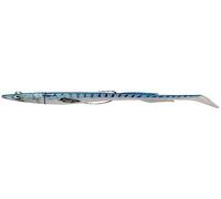 Berkley PowerBait Power Sardine, Fishing Hook, Soft Lures, Sea Fishing, Saltwater Soft Bait Minnow Paddle Tail Lure for Bass, Seabass, Pollack, Cod, Eel, Ling and Wrasse, Real Mackerel, 10g | 9cm