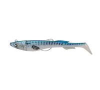 Berkley PowerBait® Power® Sardine; Weedless Soft Plastic Lure for Saltwater Fish Anglers; Scented Swimbait for Seabass; Boat & Shore Fishing with Flashing Action & Spare Bodies, 12cm, Real Mackerel