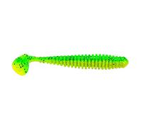Berkley PowerBait Power Swimmer Ribbed Paddle Tail Soft Bait Fishing Lure for Jig Head, Perch, Trout, Zander, Pike