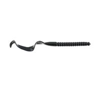 Berkley PowerBait® Power Worm Fishing Bait, Black, 7in | 18cm, Irresistible Flavor, Classic Curly Tail Worm Profile, Ideal for Spring, Summer and Fall Fishing