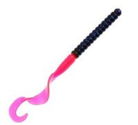 Berkley PowerBait Power Worms, Curly Tail, 7" Blue Fleck Firetail, 13 Count