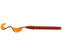 Berkley PowerBait® Power Worm Fishing Bait, Motor Oil, 7in | 18cm, Irresistible Flavor, Classic Curly Tail Worm Profile, Ideal for Spring, Summer and Fall Fishing