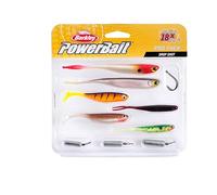 Berkley PowerBait® Pro Pack Drop Shot; Complete Softbait Fishing Kit with PowerBait Scent, Includes Hooks, Weights & Lures for Perch & Zander, Drop Shot Rig Set for Urban & Freshwater Fishing Anglers