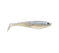 Berkley PowerBait Saltwater CullShad Fishing Bait, Chartreuse Silver Flash, 5in, Irresistible Scent and Flavor, Ideal for Bass, Redfish, Trout and More