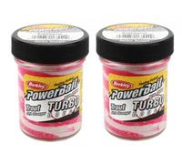 Berkley Powerbait Select Glitter Turbo Dough - Bubblegum, Twin Pack 50 g