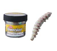 BERKLEY PowerBait Soft Lure Sparkle HONEY WORM Banana Boost 25mm/55pcs Natural/Scales