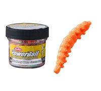BERKLEY PowerBait Soft Lure Sparkle HONEY WORM Banana Boost 25mm/55pcs Orange/Scales