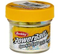 Berkley PowerBait Sparkle Power Eggs Floating Magnum Fishing Bait, Chartreuse with Scales, Irresistible Scent & Flavor, Natural Presentation, Ideal for Trout, Steelhead, Salmon and More