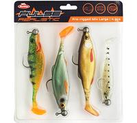 Berkley Pulse Realistic Mix, Fishing Hook, Soft Lures, PredatorFishing, Ideal for Catching Pike, Perch and Zander, Chosen by Berkley Pro Anglers, Great Gift For Lure Anglers, Unisex, Assorted, Large