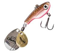 Berkley Pulse Spintail, Jig Lure with Spinner Blade & Berkley Fusion Treble Hook - Long Casting Hard Bait for Perch, Trout, Pike, Unisex, Black & Red, 9g | 60mm