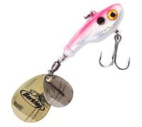 Berkley Pulse Spintail, Jig Lure with Spinner Blade & Berkley Fusion Treble Hook - Long Casting Hard Bait for Perch, Trout, Pike, Unisex, Pearl Pink, 9g | 60mm