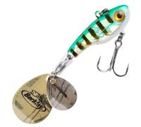 Berkley Pulse Spintail, Jig Lure with Spinner Blade & Berkley Fusion Treble Hook - Long Casting Hard Bait for Perch, Trout, Pike, Unisex, Holo Perch, 9g | 60mm