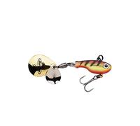 Berkley Pulse Spintail, Jig Lure with Spinner Blade & Berkley Fusion Treble Hook - Long Casting Hard Bait for Perch, Trout, Pike, Unisex,Yellow Perch, 14g | 70mm