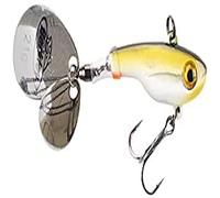 Berkley Pulse Spintail, Jig Lure with Spinner Blade & Berkley Fusion Treble Hook - Long Casting Hard Bait for Perch, Trout, Pike, Unisex, Sambal Ayu, 21g | 75mm