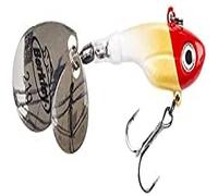 Berkley Pulse Spintail, Jig Lure with Spinner Blade & Berkley Fusion Treble Hook - Long Casting Hard Bait for Perch, Trout, Pike, Unisex, Red Head, 9g | 60mm