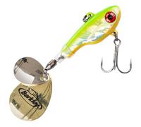 Berkley Pulse Spintail, Jig Lure with Spinner Blade & Berkley Fusion Treble Hook - Long Casting Hard Bait for Perch, Trout, Pike, Unisex, Candy Lime, 14g | 70mm
