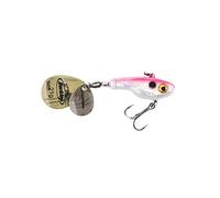 Berkley Pulse Spintail, Jig Lure with Spinner Blade & Berkley Fusion Treble Hook - Long Casting Hard Bait for Perch, Trout, Pike, Unisex, Pearl Pink, 5g | 50mm