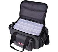 Berkley Ranger Luggage - Fishing Bags with Tackle Boxes and Spacers - Non Corrosive Zipslides, Medium - Midi, Grey