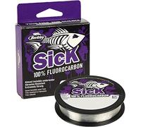 Berkley Sick Fluorocarbon Leader, Fishing Line, Fast Sinking Invisible Predator Fishing Leader For Freshwater and Saltwater Sea Fishing, Perch, Zander, Trout, Clear, 0.30mm | 7kg | 15.5lb | 50m | 54yd