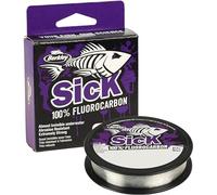 Berkley Sick Fluorocarbon Leader, Fishing Line, Fast Sinking Invisible Predator Fishing Leader For Freshwater and Saltwater Sea Fishing, Perch, Zander, Trout, Clear, 0.20mm | 2.8kg | 6lb | 50m | 54yd