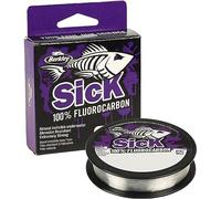 Berkley Sick Fluorocarbon Leader, Fishing Line, Fast Sinking Invisible Predator Fishing Leader For Freshwater and Saltwater Sea Fishing, Perch, Zander, Trout, Clear, 0.32mm | 8kg | 17lb | 50m | 54yd
